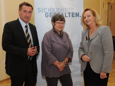 Copyright: BMI/Egon WEISSHEIMER, 07.09.2010 Wen, Fachgespräch aus dem Inneren mit FBM Maria FEKTER